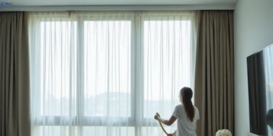 Delicate sheer drape cleaning bankstown-nsw Matty Curtain Cleaning